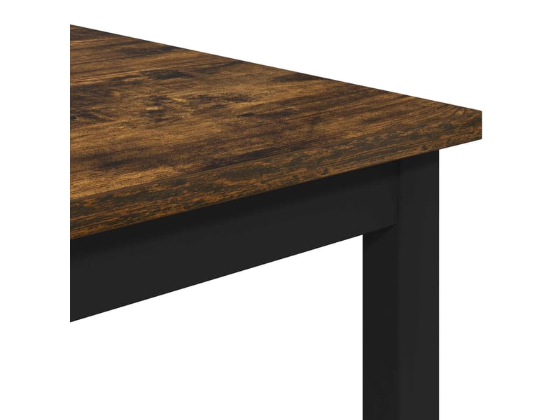  Lot de 2 tabouret de bar, chaise de bar chêne fumé 40x32x64 cm shl89442  - Conforama D