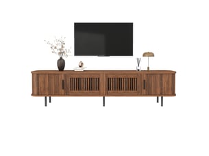 Meuble tv coloris bois foncé 180 cm KOVIEA  