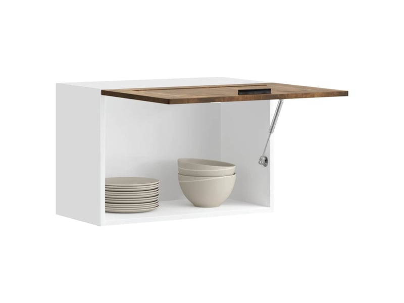  Meuble de rangement, armoire murale de cuisine porto chêne fumé bois d'ingénierie shl5590  - Conforama B