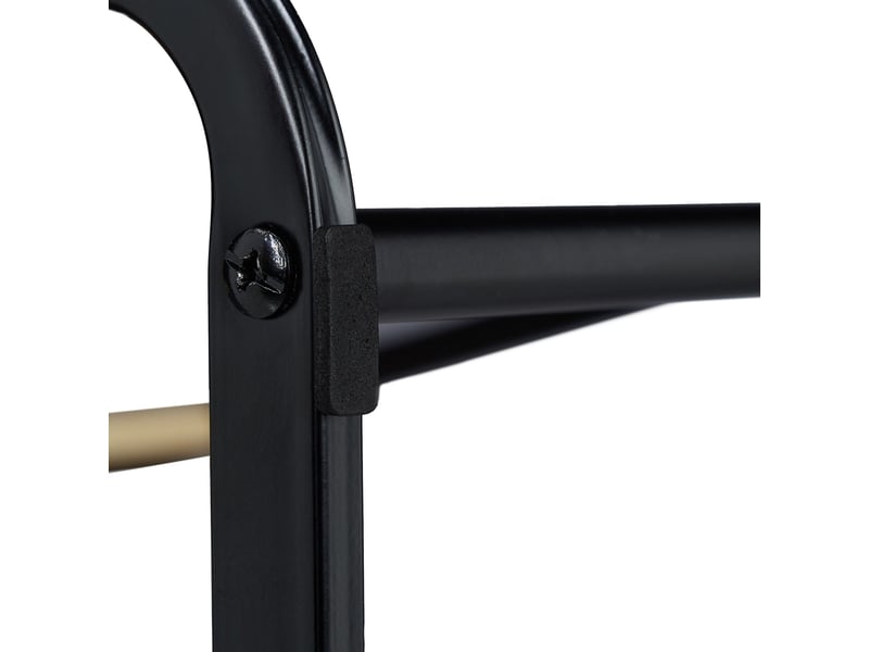  Porte-serviettes échelle design moderne salle de bain 86 x 58 x 30 cm montage facile en fer noir 13_0018170  - Conforama D
