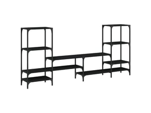 Meuble tv coloris noir 206.5 cm <strong></strong>  <strong></strong>