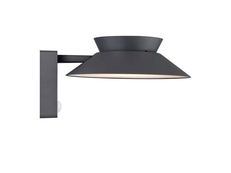 Applique murale justina solar métal anthracite, h.14.5 - ip44 - solarled nordlux extérieur 2418071050 - Conforama D