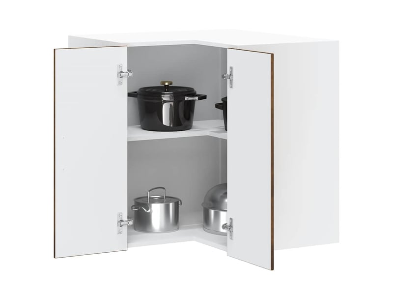 Armoire d'angle murale de cuisine porto chêne fumé - Conforama B