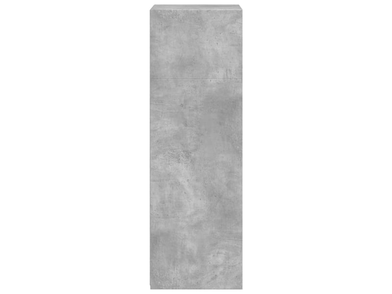  Buffet haut - bahut - meuble de rangement gris béton 50x41x124 cm bois d'ingénierie  - Conforama E
