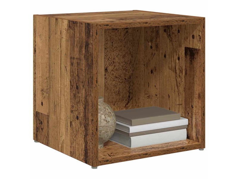  Ensemble meuble tv - banc tv - meuble de rangement 2 pcs bois ancien bois d'ingénierie  - Conforama C