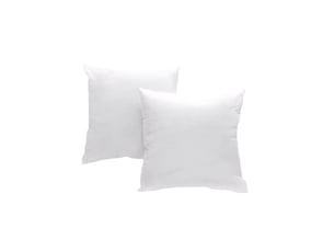 Taies d'oreillers 65x65cm - blanc - satin de coton