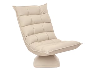 Fauteuil relax manuel  <strong></strong> Velours beige