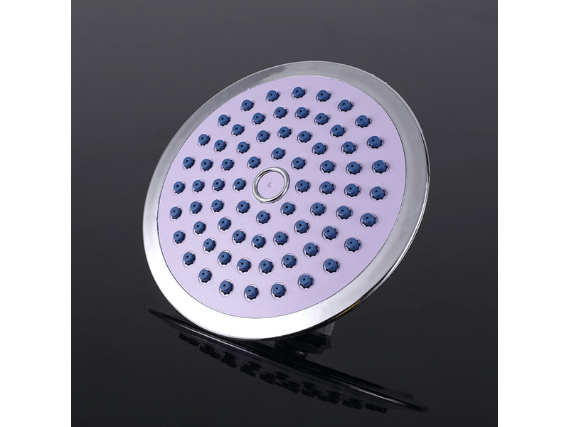  Pommeau de douche rond à effet pluie, pommeau de douche rond chromé haute pression (grand diamètre 190 mm)  - Conforama A