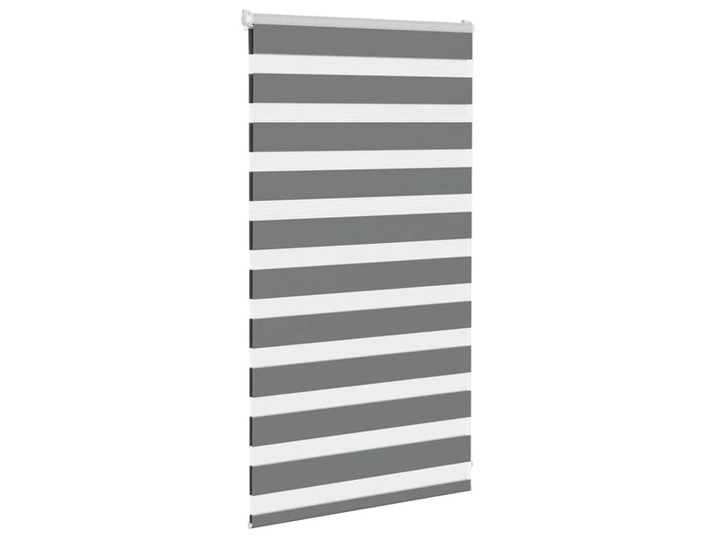  Store zèbre, store de fenêtre gris foncé largeur du tissu 65,9 cm polyester cf48617  - Conforama C