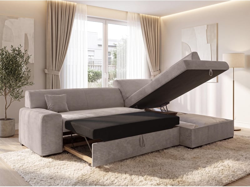  Canapé convertible lucera 260 cm – beige Lucera - Conforama C