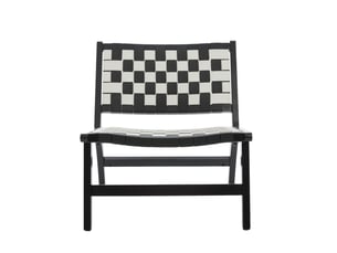 Pouf / repose pied <strong>ELVMI</strong> <strong></strong> noir