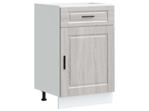 Meuble de rangement, armoire de cuisine porto sonoma gris bois d'ingénierie shl2789