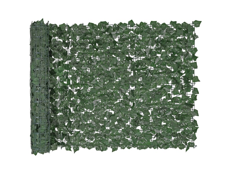  Vevor haie artificielle brise vue clôture lierre rouleau tissu maillé 99x249 cm  - Conforama A