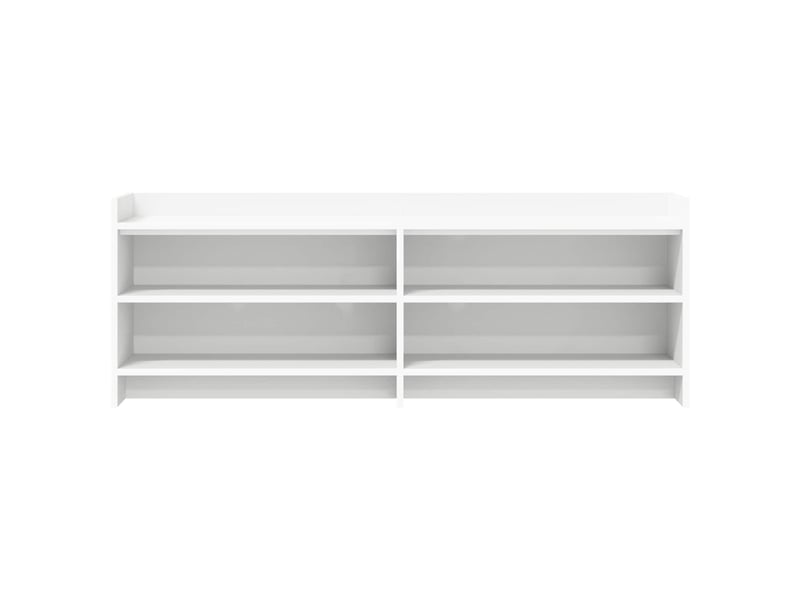  Meuble tv - banc tv - meuble de rangement 135 x 33 x 47 cm blanc bois d'ingénierie  - Conforama D