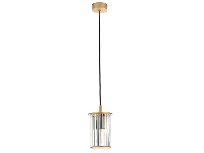  Argon norfolk suspension norfolk slim dorée, verre transparent e27, ip44  - Conforama C