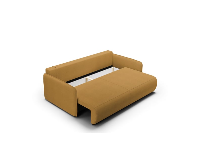  Canapé convertible 4 places forest jaune  - Conforama D