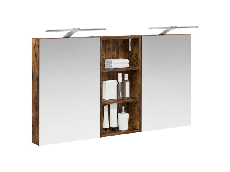  Ensemble de meubles de salle de bain 3 pcs 110x10.5x60.5 cm shl3251  - Conforama C