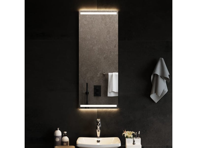  Miroir de salle de bain, miroir de toilette à led 40x100 cm cf62493  - Conforama B