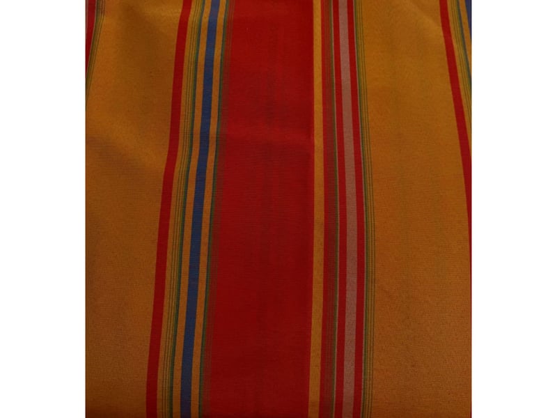 Rideau à œillets rayures soleil terracotta et ocre – ambiance chaleureuse - 140x240cm - ocre - Conforama B
