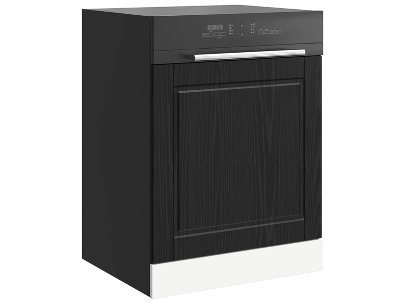  Panneau de lave-vaisselle chêne noir 60x1,5x57cm shl4342  - Conforama C
