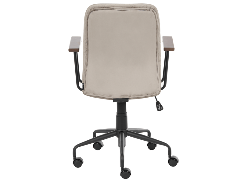  Chaise de bureau velate velours taupe  - Conforama E