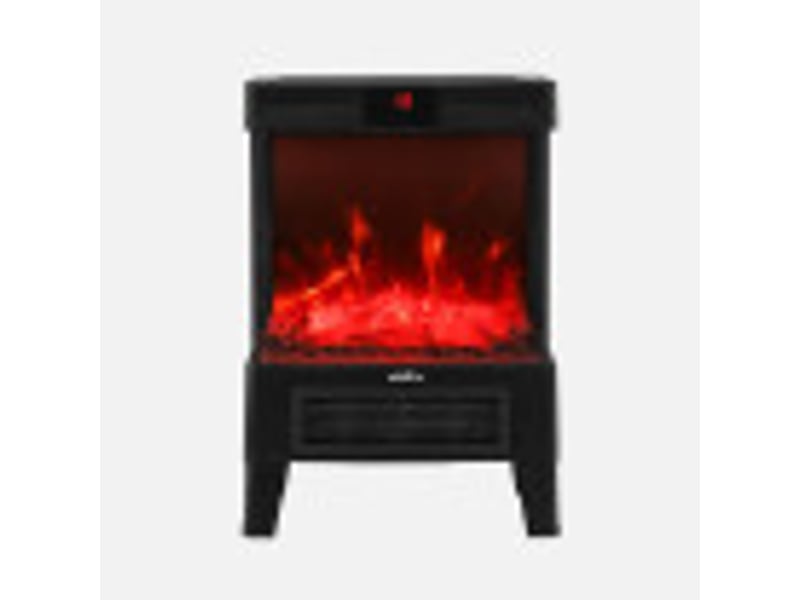  Chauffage soufflant céramique fabrilamp frisco 1800 w noir, effet flamme indépendant 280922009 - Conforama B