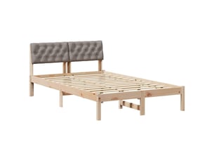 Lit 2 places 120x190cm coloris marron