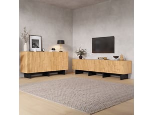 Buffet 2 porte(s) 2 tiroir(s) <strong>RAELUNYI</strong> <strong></strong> - 0 cm coloris blanc