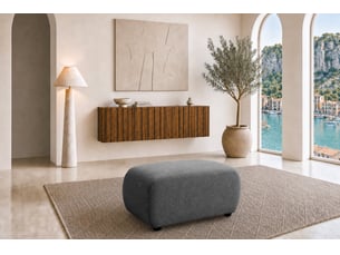 Pouf / repose pied CASANOVA gris