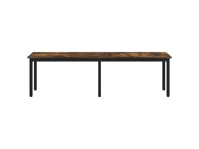  Banc d'entrée, banc d'intérieur chêne fumé 160x35x45 cm bois d'ingénierie  - Conforama E