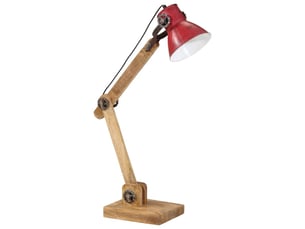 Lampe de bureau 25 w rouge délavé 23x18x96 cm e27