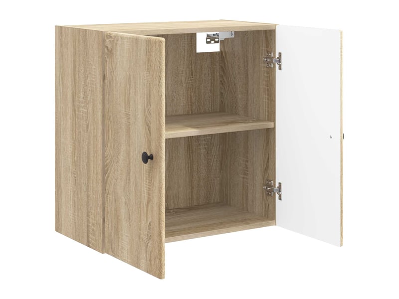  Armoire murale salon 59x31x60cm bois d'ingénierie chêne sonoma shl2593  - Conforama C