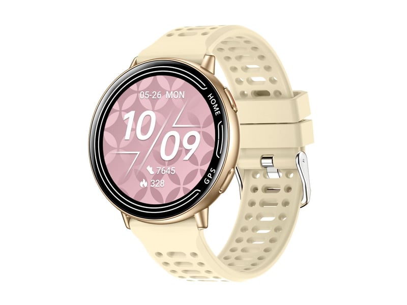 Montre connectée galaxy 2026 gps - appels bluetooth, 100 modes sportifs - silicone rose ILN476 - Conforama A