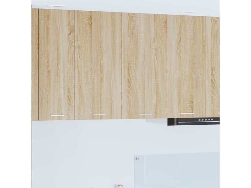  Meuble de rangement cuisine, armoire suspendue chêne sonoma 80x31x80cm shl3538  - Conforama B