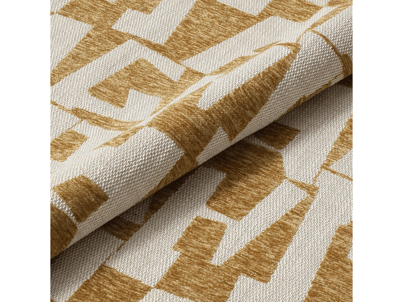  Banc en tissu texturé à motifs moutarde ash CPF3TTMMT - Conforama C
