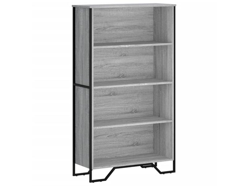  Bibliothèque, meuble de rangement salon sonoma gris 80x31x137,5 cm bois d'ingénierie  - Conforama A