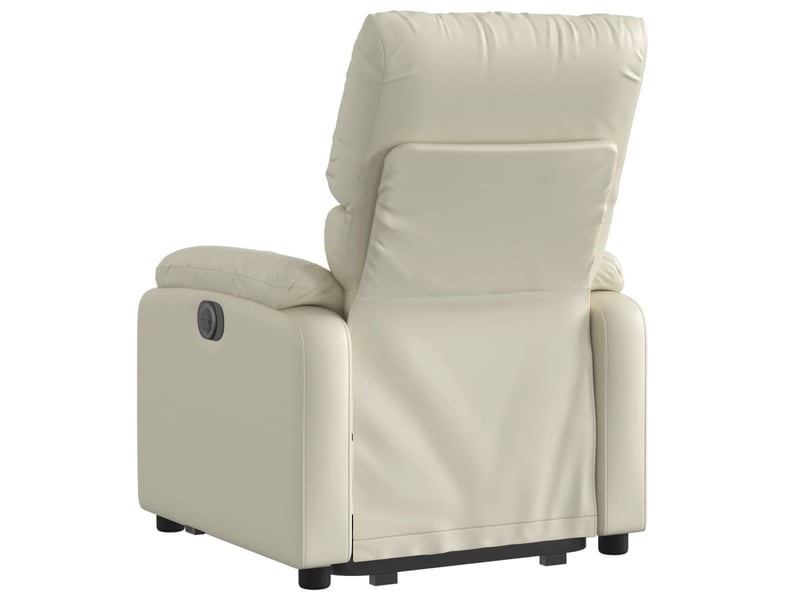  Fauteuil inclinable salon, fauteuil relax crème similicuir shl80295  - Conforama E