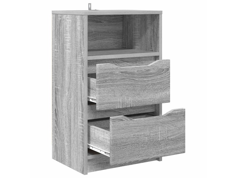  Tables de chevet - cabinet de chevet - table de nuit 2 pièces gris sonoma 40 x 30 x 467 cm  - Conforama D