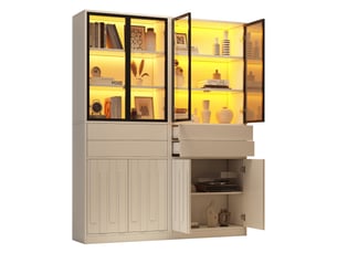 Meuble tv coloris blanc 140 cm <strong>MIVRAY </strong>  <strong></strong>