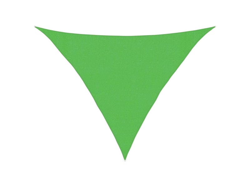  Voile d'ombrage - voile d'ombre - voile parasol 160 gm² vert clair 3x3x4,2 m pehd  - Conforama A