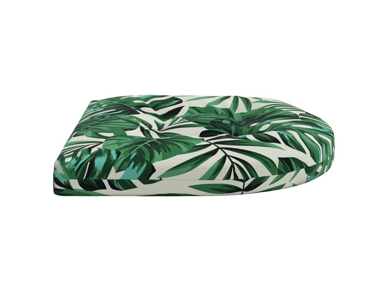  Lot de 4 coussins de siège, coussins d'assise 100 % polyester motif feuilles cf60075  - Conforama D