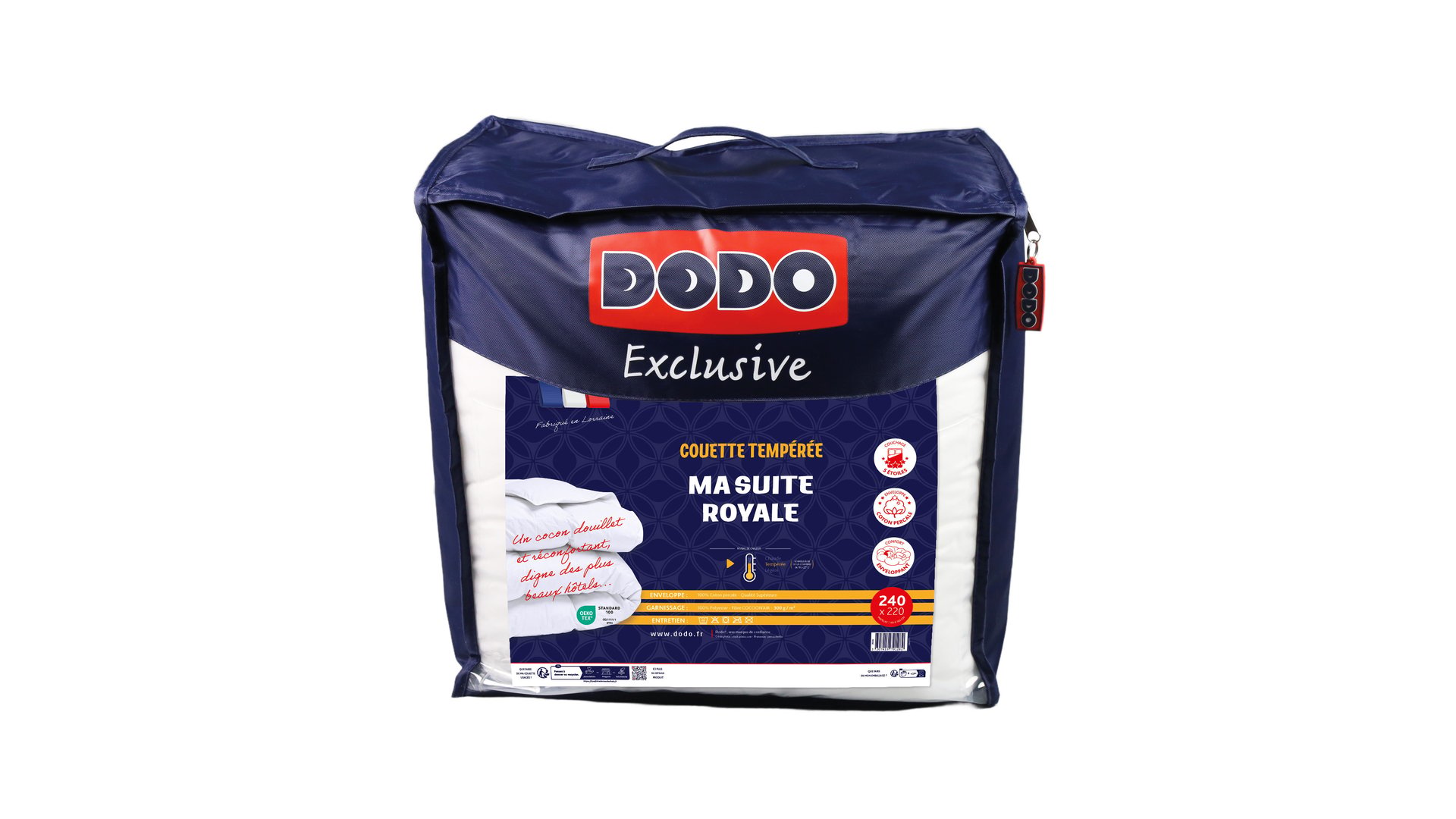DODO Couette 220x240cm MA SUITE ROYALE blanc Conforama