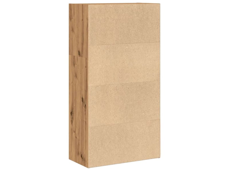  Bibliothèque, étagère de rangement chêne artisanal 60x30x114 cm bois d'ingénierie  - Conforama E