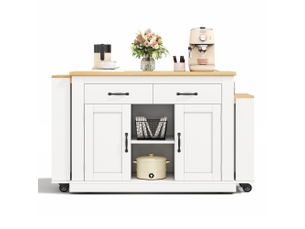 Bar coloris blanc <strong>REDOM</strong> <strong></strong> - 142 cm