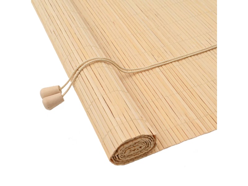 Store enrouleur - rideau enrouleur nature 80 x 220 cm bambou - Conforama A