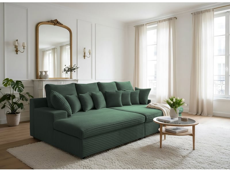 Canapé lazy tilia 39 vert foncé - Conforama B