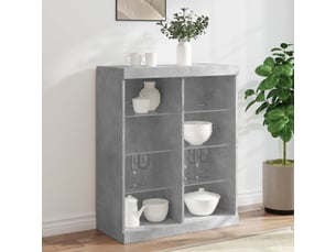 Buffet      - 81 cm coloris argenté 