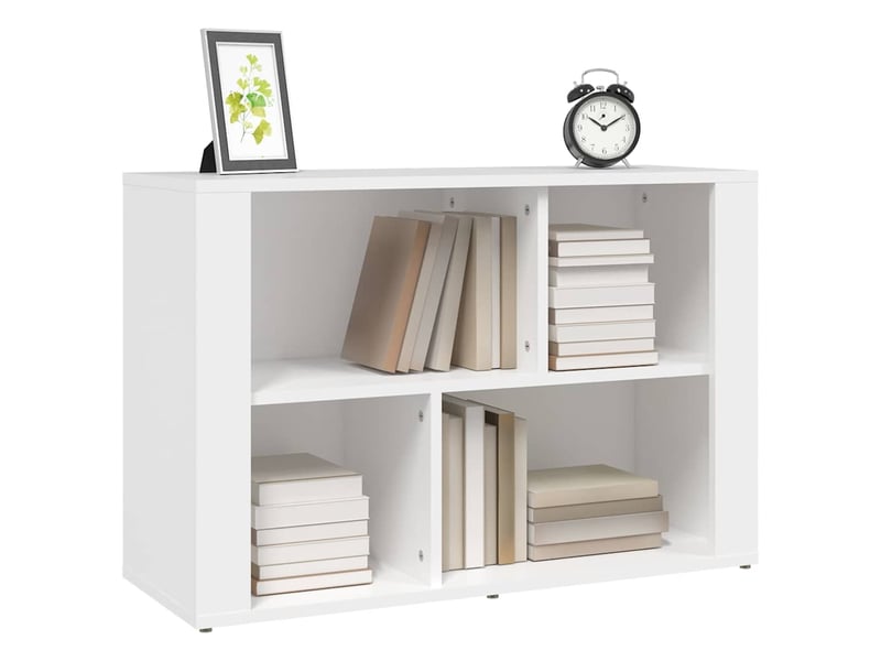  Buffet - bahut - meuble de rangement blanc 80x30x54 cm bois d'ingénierie  - Conforama D