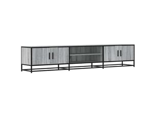 Meuble tv coloris gris 210 cm <strong></strong>  <strong></strong>