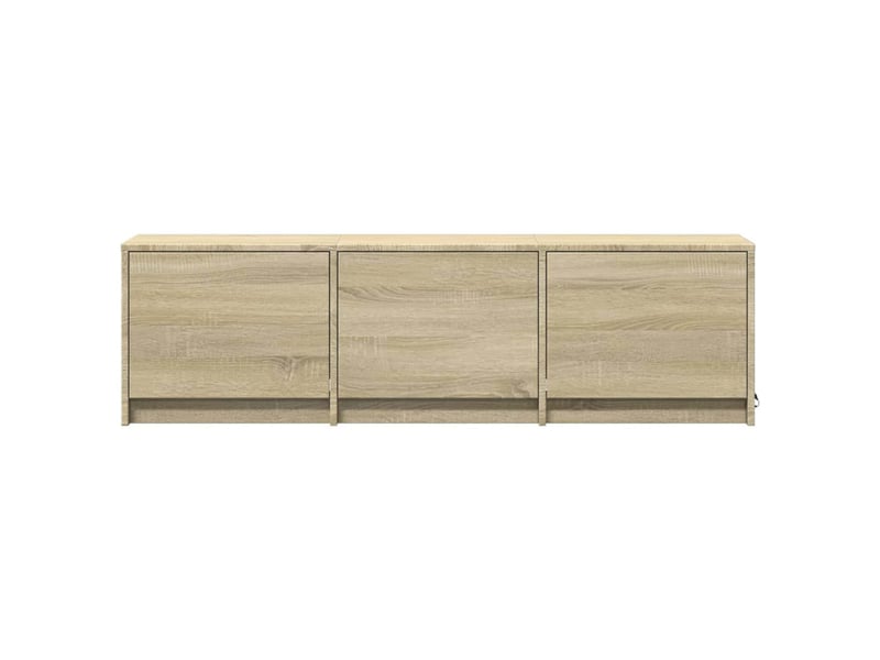Meuble tv - banc tv - meuble de rangement sonoma bois d'ingénierie - Conforama E